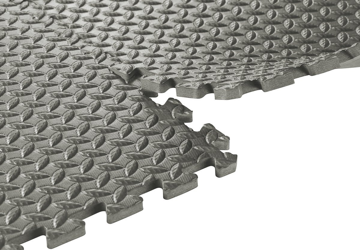 Sivan Health And Fitness Puzzle Exercise Mat Eva Foam Interlocking Tiles-Protective Flooring For Gym, Garage Flooring, Playroom,