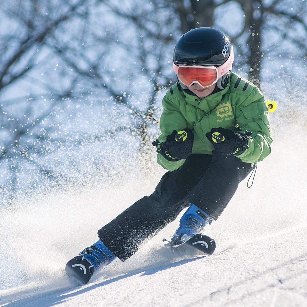 OutdoorMaster Kids Ski Goggles, Snowboard Goggles - Youth Snow Goggles - Halo