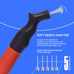 Sportbit Ball Pump For Sports Balls - Push & Pull Inflating System - Hand Pump For All Exercise Balls - Volleyball Pump, Basketb