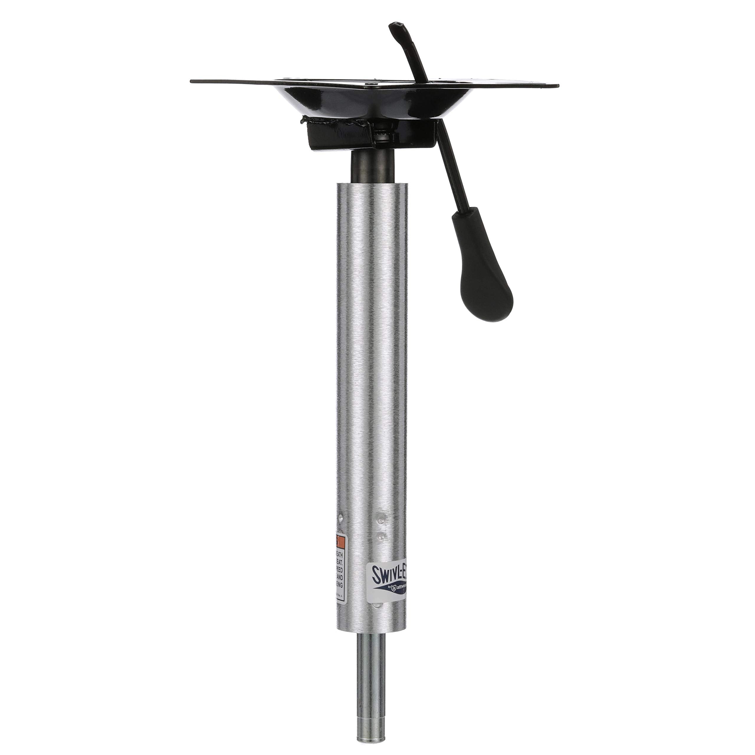 Attwood Sp-3004 Lockn-Pin -Inch Pin Post, Height Adjustable 14-17 Inches, Power Pedestal, 1.77-Inch Diameter, With Seat Mount