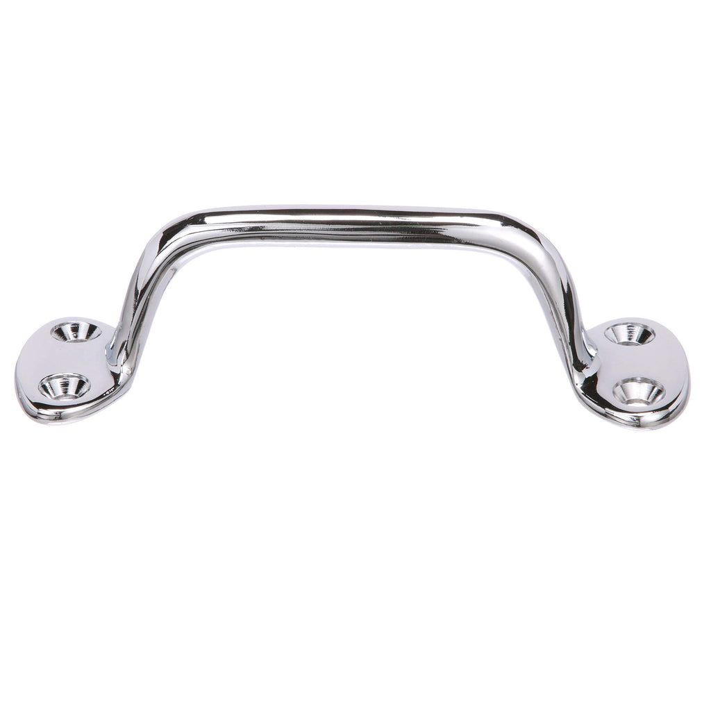 Seachoice Heavy Duty Transom Handle, Triple Chrome-Plated Cast Brass, 6 In. Round Grip