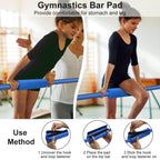 Tepemccu Expandable Gymnastics Bars,Adjustable Height Gymnastic Horizontal Bars,Junior Training Bar Children Folding Training Mo