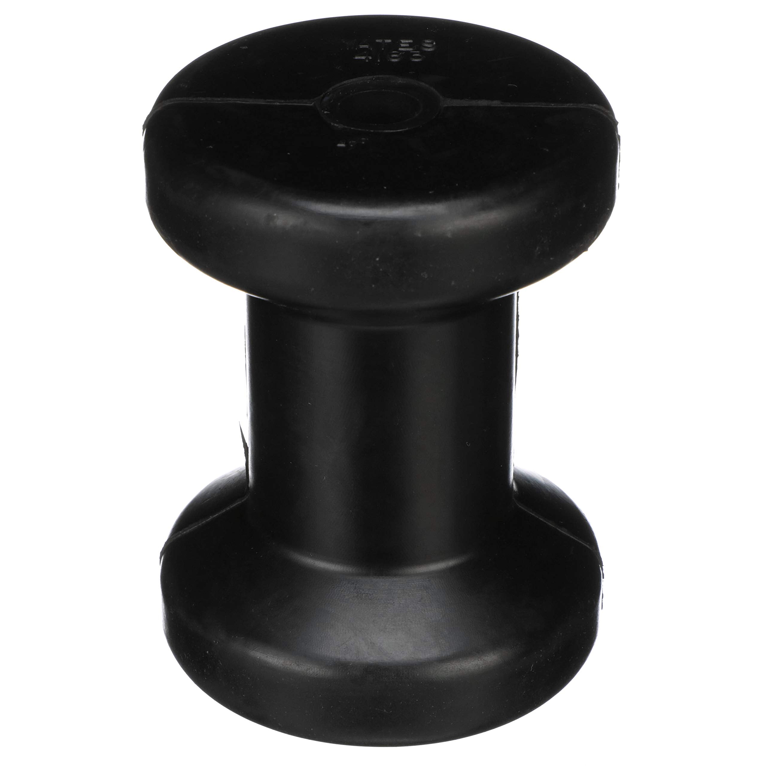 Seachoice Molded Spool Roller W/Plastic Sleeve, Black Rubber, 5 In. Wide, 5/8 In. Id Hole