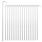 Super Z Outlet 9'' Galvanized Non-Rust Anchoring Tent Stakes Pegs For Outdoor Camping, Soil Patio Gardening, Canopies, Landscapi