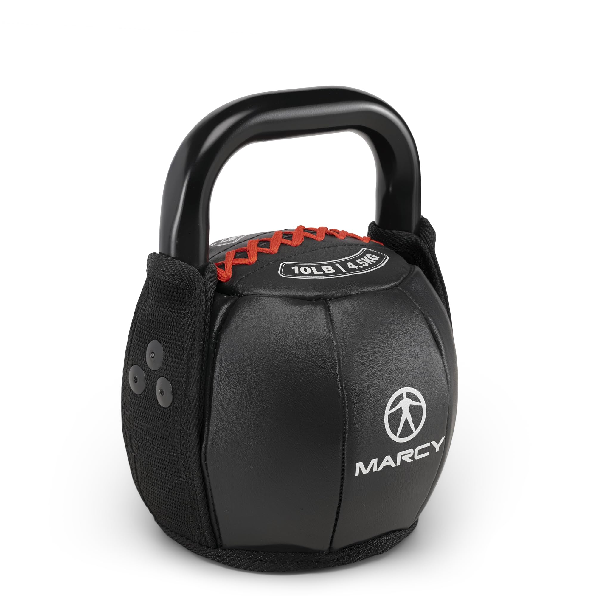 Marcy Soft Kettlebell with Handle for Weightlifting, Conditioning, Strength Training, Core Training for Full Body Workout 10lb S