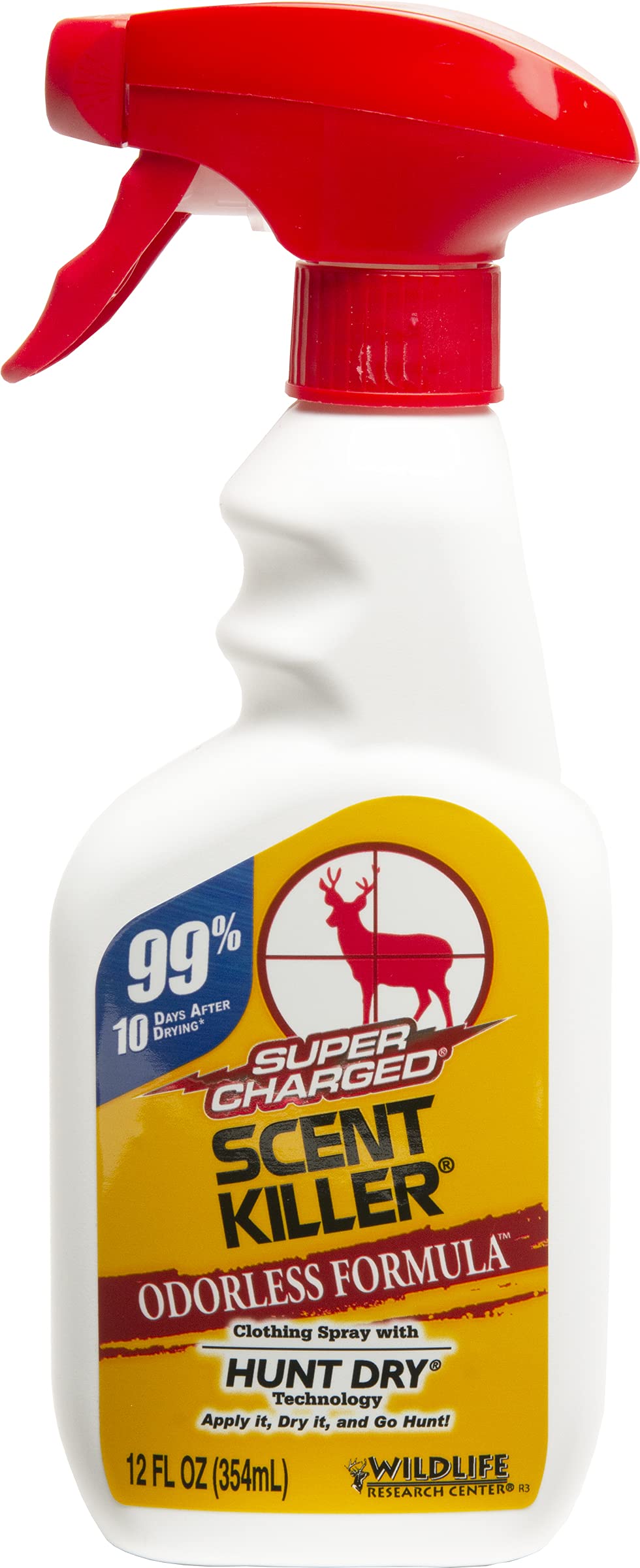 Wildlife Research 1552 Scent Killer Spray, 12 Fluid Ounces, Yellow, Small