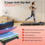 Walking Treadmill Pad, Under Desk Treadmills With Incline For Home Office,2.5 Hp Portable Walking Machine With 265 Lbs, Remote C