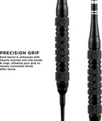 Viper Black Magic Soft Tip Darts, Medium Knurling, 18 Grams