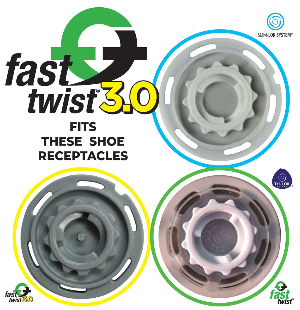 Softspikes Golf Spikes Fast Twist 30 Softspikes Pulsar Golf Cleats, Blue, Clamshell Us