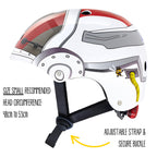 Hornit Mini Lids Kids Helmet. Fully-Adjustable Multi-Sport Hard Shell Helmet With Rear Safety Light, Small, Major Tom