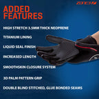 Zone3 Neoprene Heat-Tech Warmth Swim Gloves For Men/Women Open Water Swimming, Diving, Snorkeling Thermal Wetsuit Gloves/Unisex