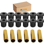 Huskey Ezgo Txt Golf Cart Rear Leaf Spring Bushing Kit With 6X Sleeves And 12X Bushings Made Of Long Lasting Rubber For 1996-Up.