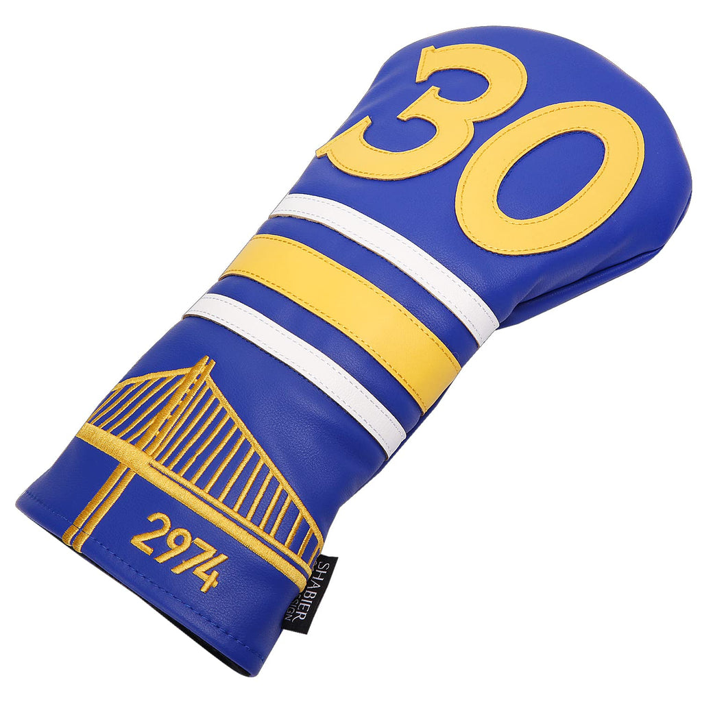 Shabier Golf Sports Style Golf Wood Club Headcover Driver Cover For Taylormade M5 M6 Driver (Blue 30 Driver Cover)