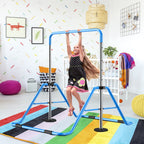 Slsy Gymnastics Bars Kids Kip Training Bars For Home, Folding Horizontal Bars With Adjustable Height, Practice Bar Gymnastic For