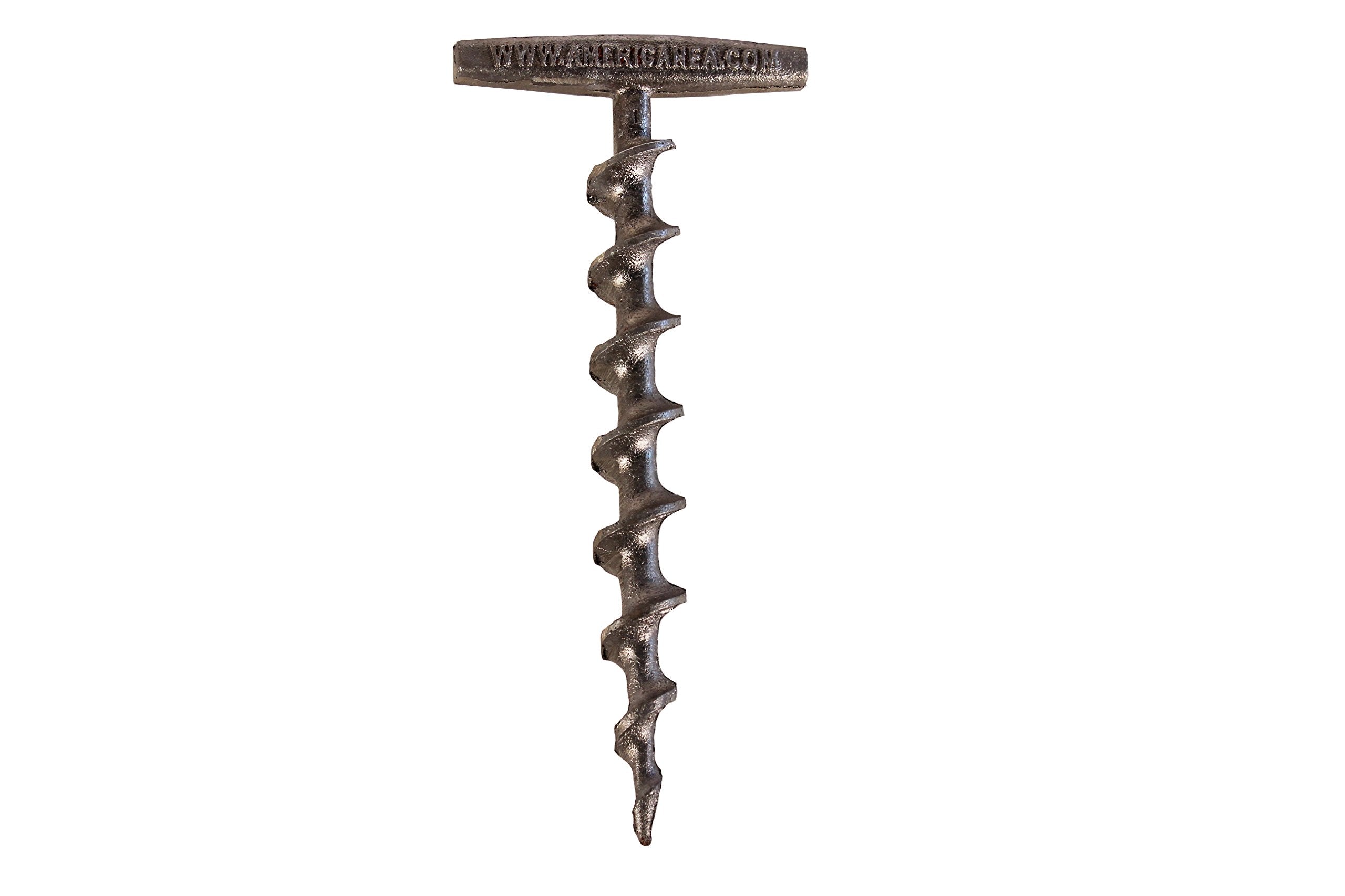 Penetrator 9'' Aluminum Earth Screw Anchor With Built In T-Handle-Holds Up To 200Lbs