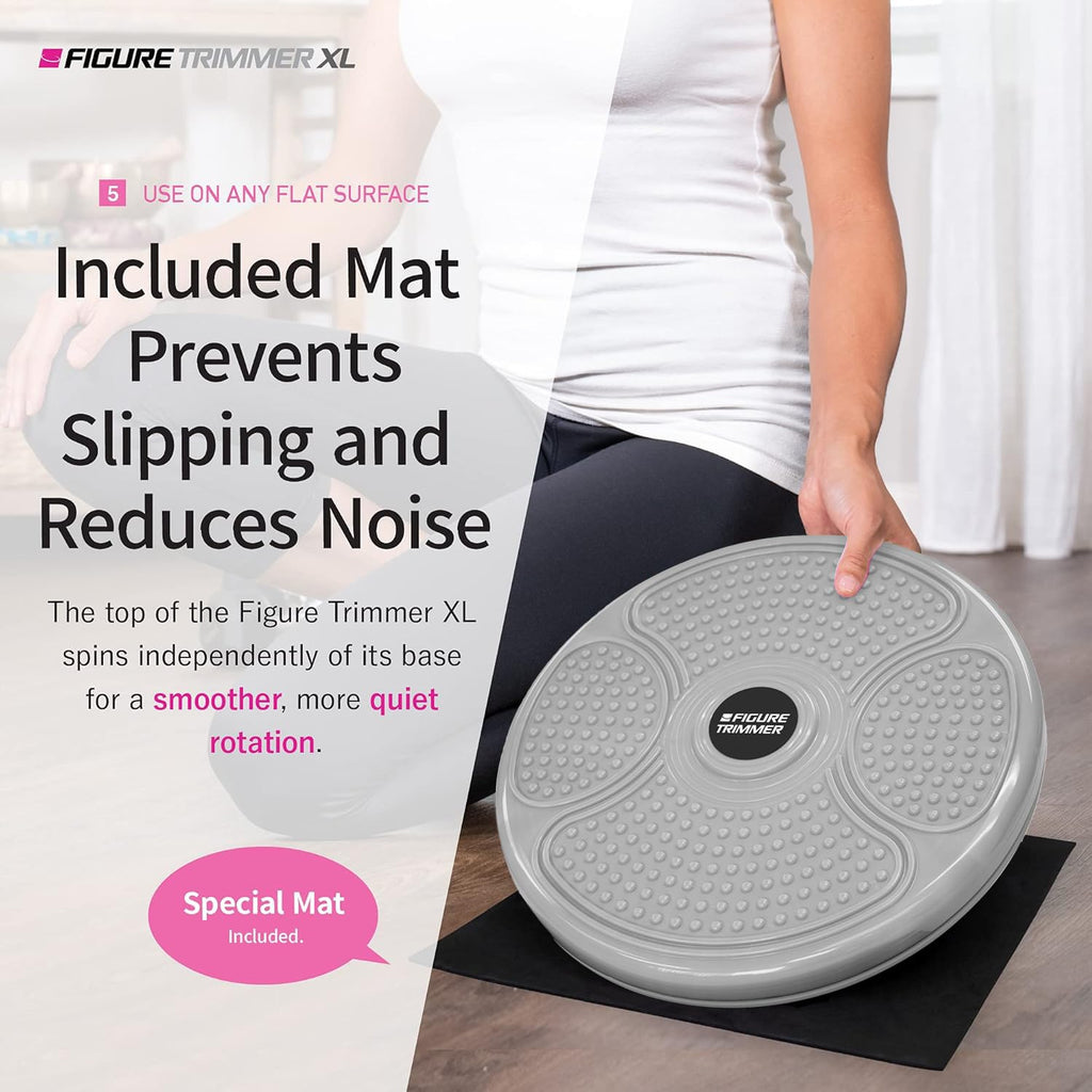 Figure Trimmer Ab Twister Board For Exercise Waist Twisting Disc Acupressure Nodes By Daiwa Felicity