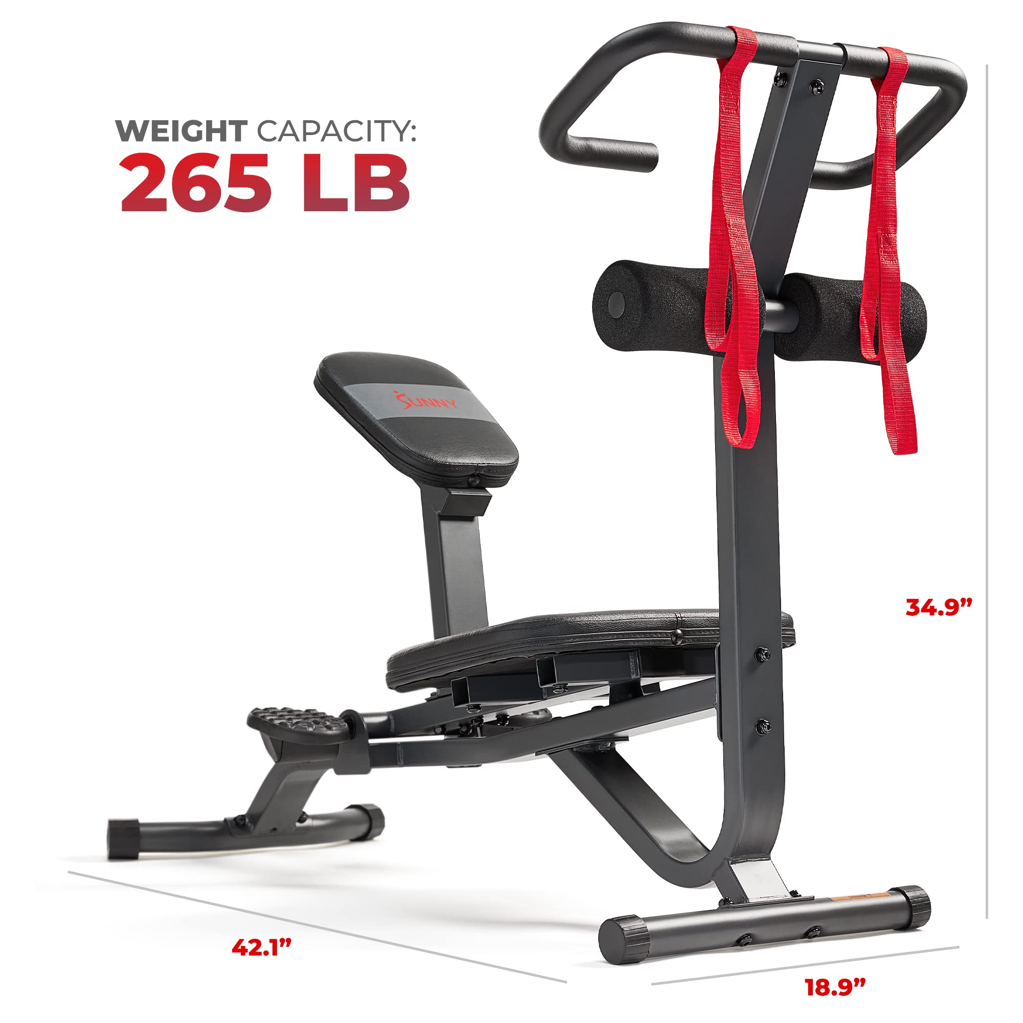 Sunny Health  Fitness Stretch Training Machine For Workouts, Exercises, Decompression - Sf-Bh621002
