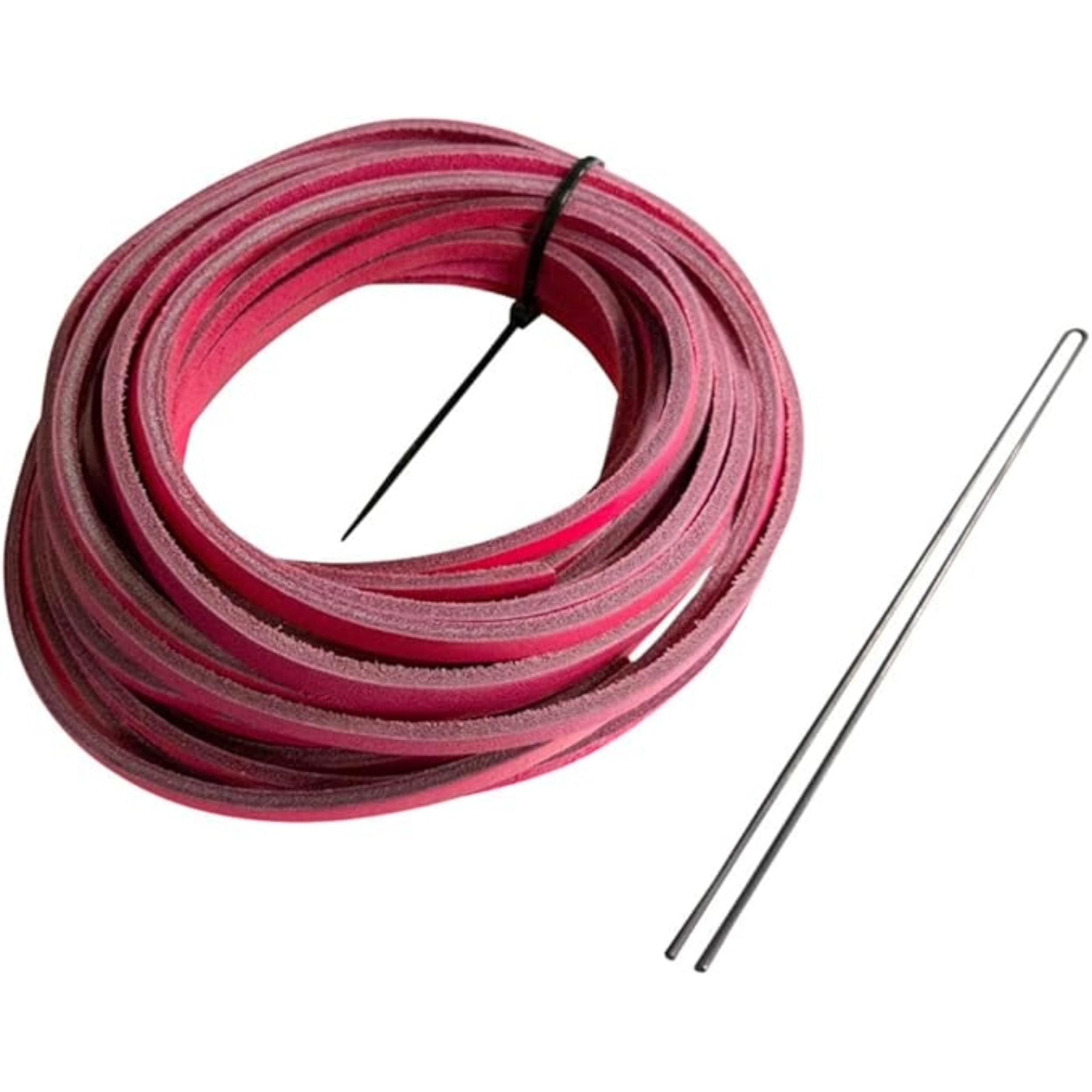 Rawlings | Glove Re-Lace Pack | Baseball / Softball | Standard 3/16 X 72 Laces with Tool | Pink