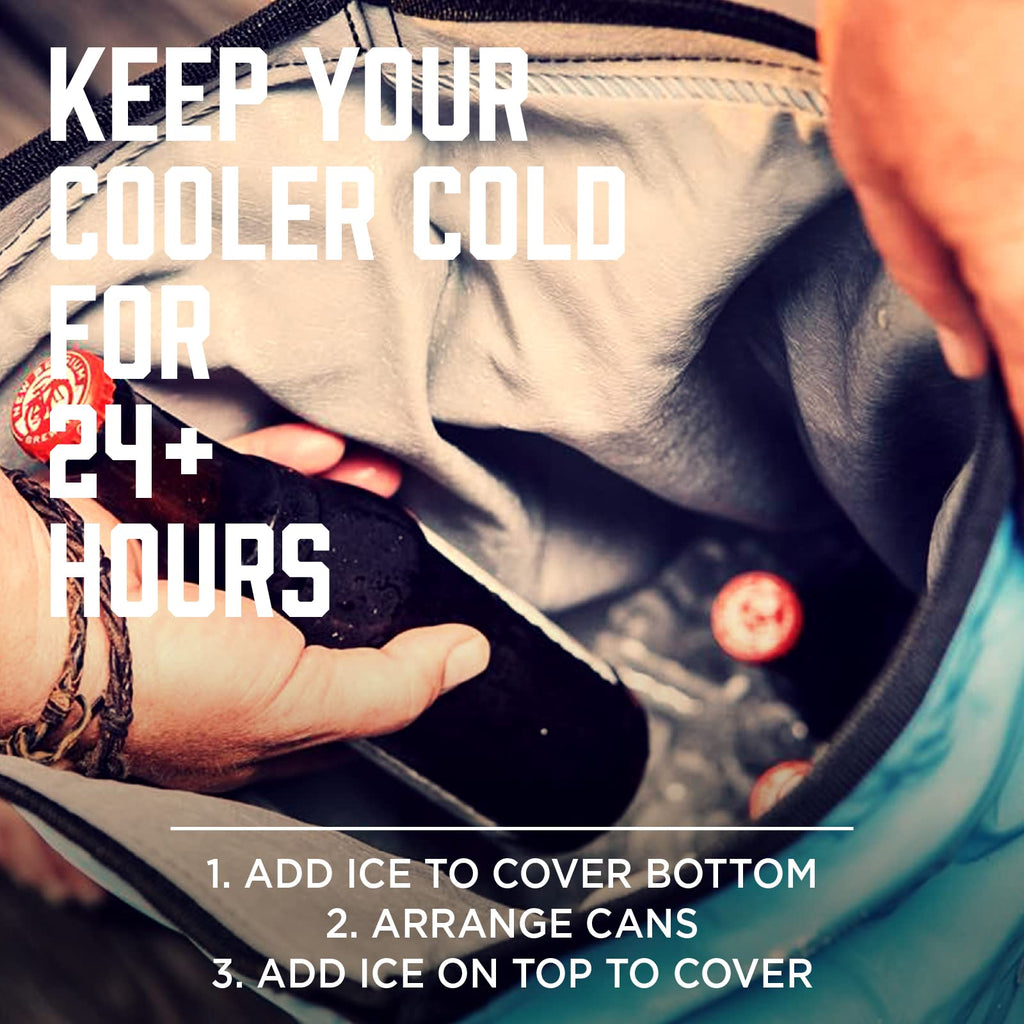 Icemule Classic Mini Collapsible Sling Strap Cooler - Hands Free, 100% Waterproof, 24+ Hours Cooling, Soft Sided Cooler For Hiki