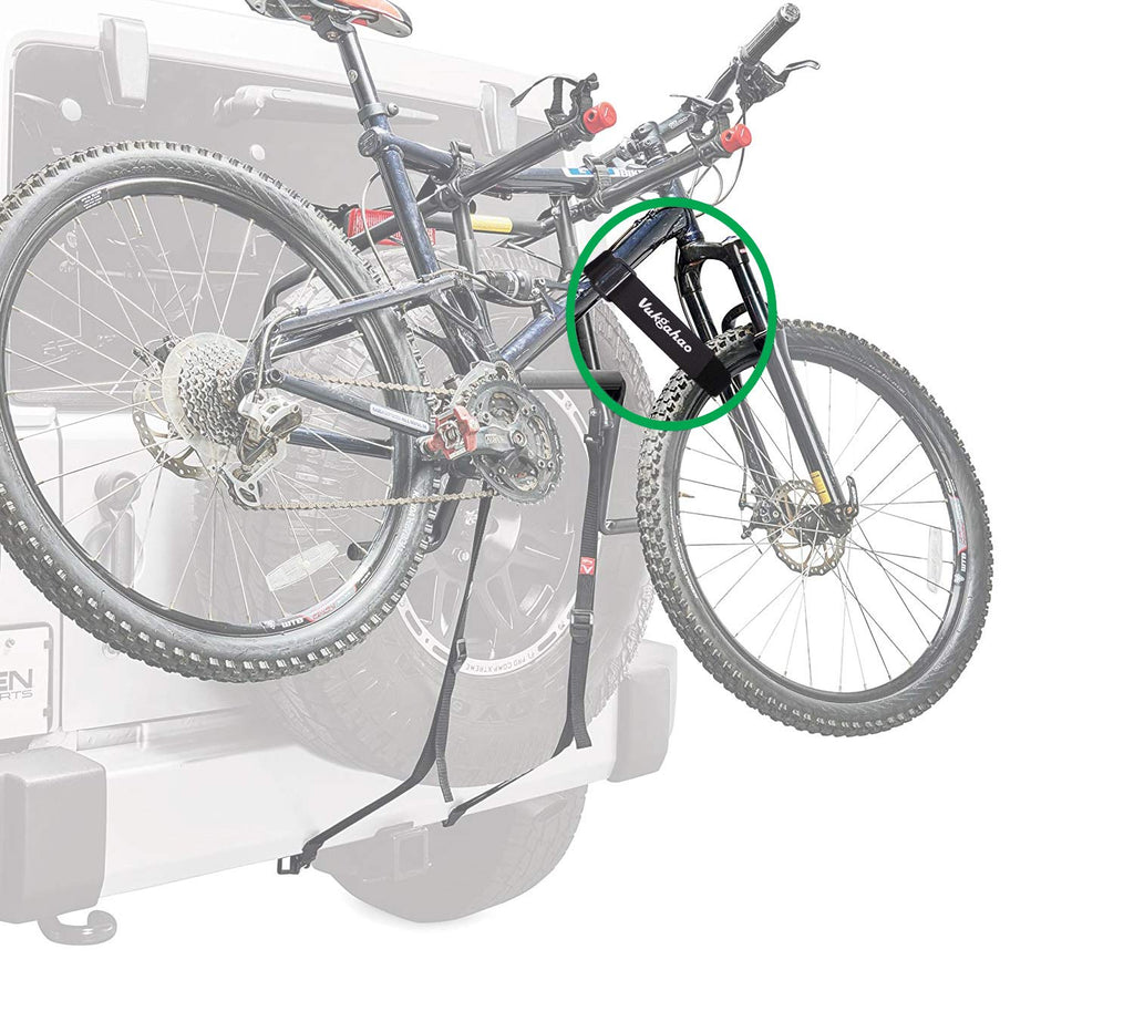 Vukgahao Bike Wheel Stabilizer Heavy Duty Versatile Hook & Loop Securing Straps Tie Downs Fastening Stabilizer Straps Reusable B