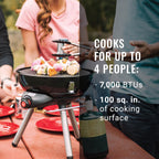 Coleman 4-In-1 Portable Propane Gas Camping Stove, Black