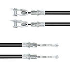 10L0L Golf Cart Brake Cable Set (2Pcs) Fits For Club Car Precedent Replaces Passenger Side & Driver Side For Club Car G&E 2008-U