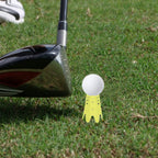 Ruyshu Golf Simulator Tees, Indoor Golf Tees For Simulator, Plastic Practice Golf Mat Tees For Winter Turf And Driving Range(Yel