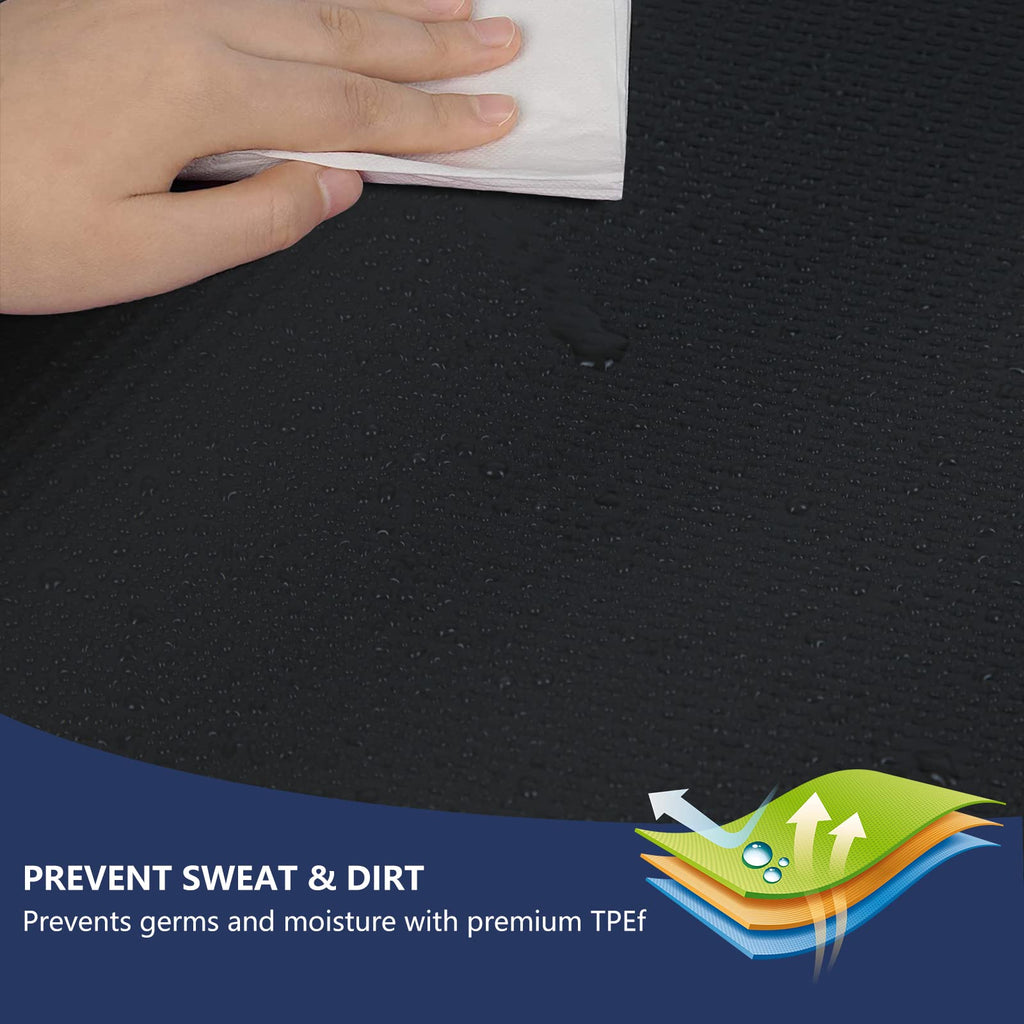 Jishahs Universal Indoor Rowing Machine Mat- 8.5 X 2.3 Ft Exercise Equipment Mat For Concept 2, Nordictrac, Peloton, Sunny, Hydr