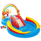 Intex Rainbow Ring Inflatable Play Center, 117'' X 76'' X 53'', For Ages 2+