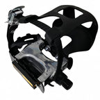 Ybeki Bike Pedals With Toe Clip And Straps, For Exercise Bike, Spin Bike And Outdoor Bicycles, 9/16-Inch Spindle Resin/Alloy Bic