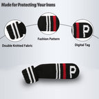 Lefeng 10Pcs Knitted Golf Iron Head Covers 3-9/A/P/S Set - Lightweight And Durable Material - Fit Well For Callaway Ping Taylorm