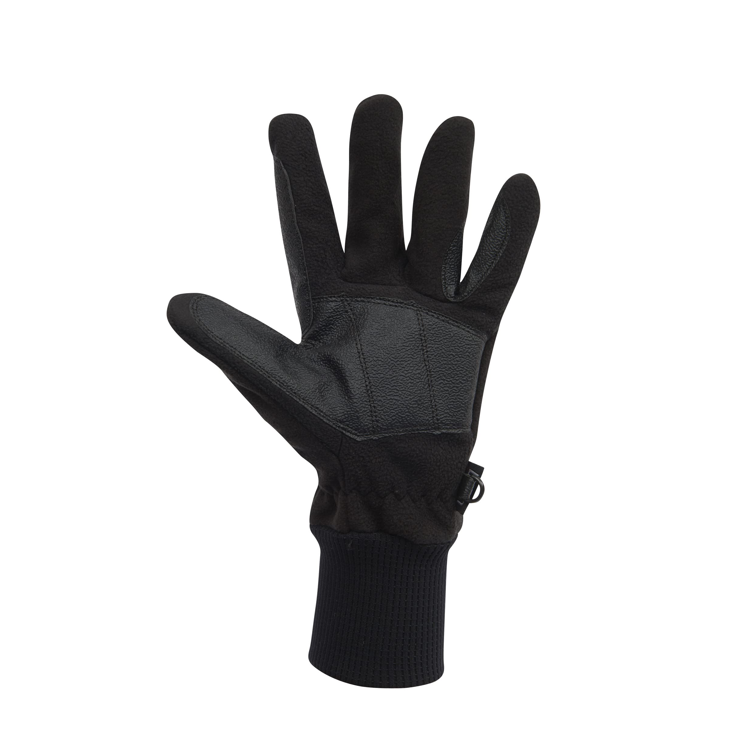 Dublin Everyday Showerproof Polar Fleece Riding Gloves, Black, Medium/7