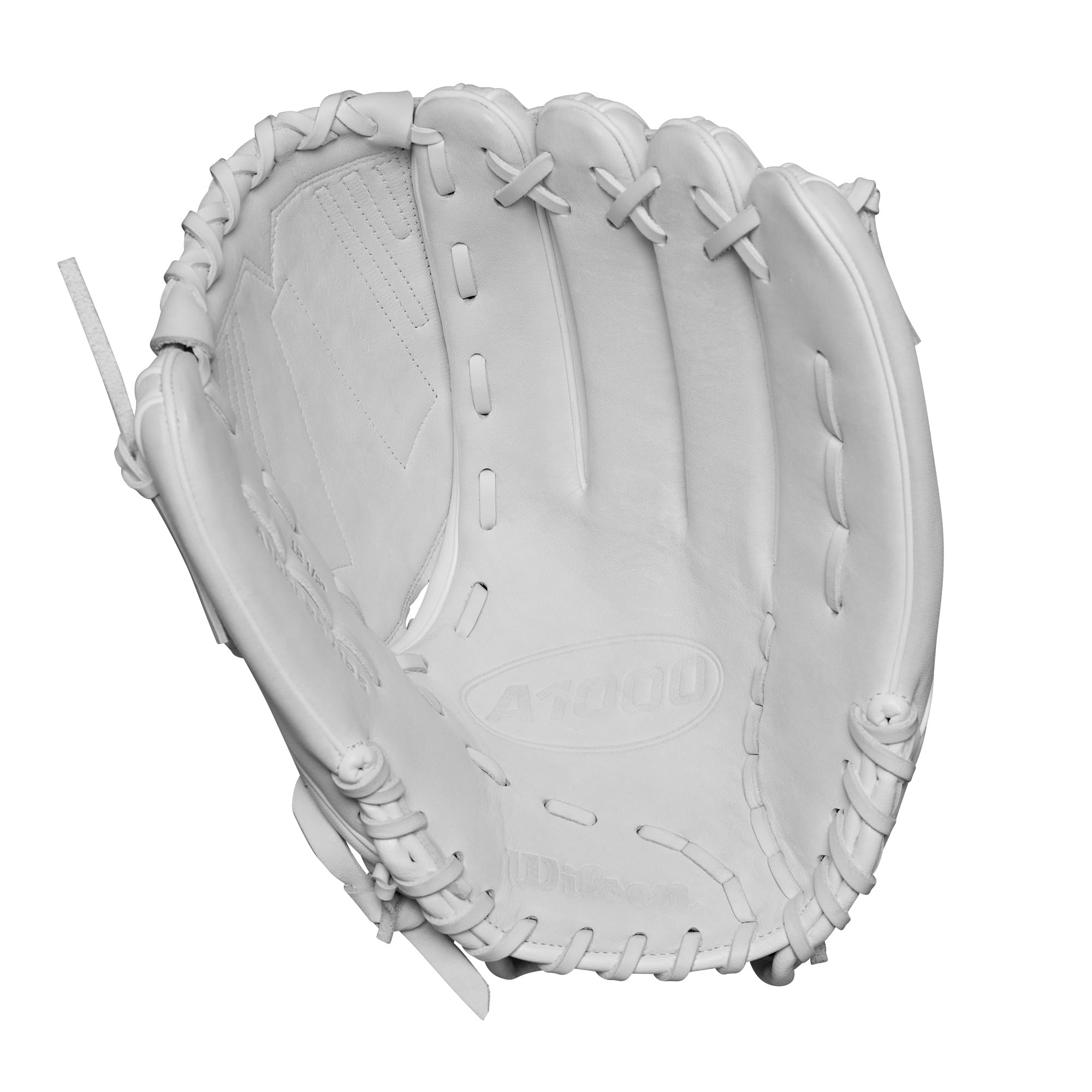 Wilson Fall 2024 A1000 V125 12.5    Outfield Fastpitch Softball Glove - White/Grey, Left Hand Throw