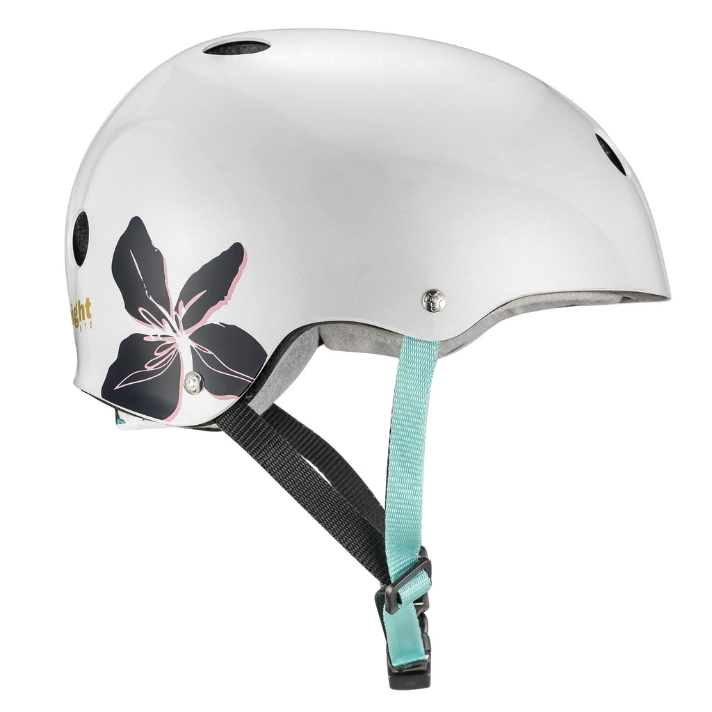 Triple Eight The Certified Sweatsaver Helmet For Skateboarding, Bmx, And Roller Skating, Carbon Rubber, Small/Medium