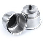 Marinebaby 2Pcs Stainless Steel Cup Drink Holder With Drain Marine Boat Rv Camper Boat Cup Holder