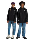 The North Face Teen Zipline Rain Jacket - Waterproof Rain Coat, Secure Zip Pockets, Weather Ready Hood, TNF Black, Medium