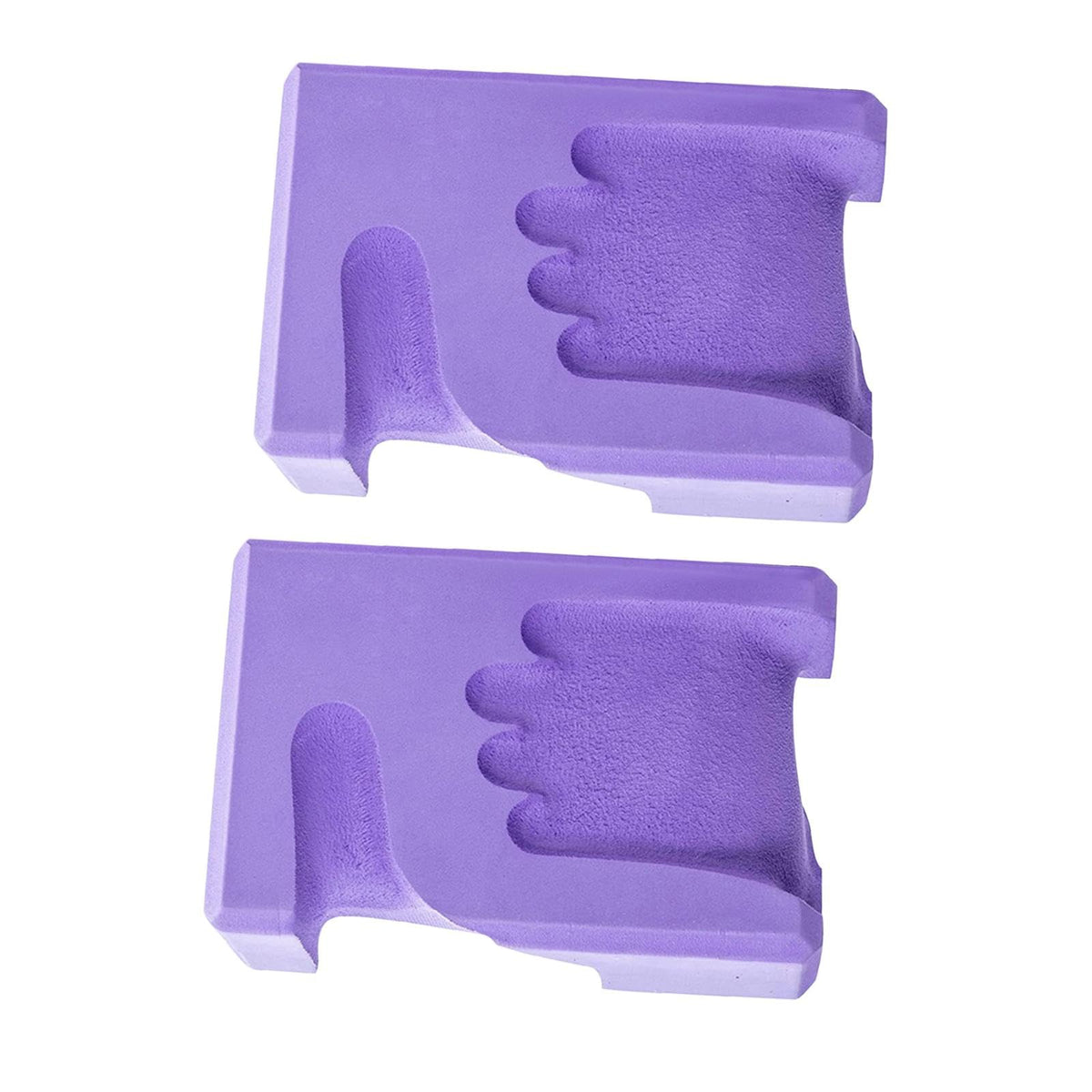 ATORSE 2Pcs Yoga Blocks Gifts Yoga Prop for Pilates Stretching Toning Indoor Sports Violet