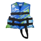 Oceans7 US Coast Guard-Approved, Type III - Kids Life Jacket - Personal Flotation Device with Comfortable Flex-Form-Fit Open-Sid