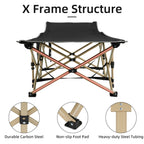 Fragess Portable Camping Cot, 600Lbs Max Load, Extra Wide With Thick Mattress, Folding Cot For Outdoor Camping/Office, Home Nap