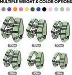 APEXUP 10lbs Weighted Vest Men Women, Weight Vest for Women Workout Equipment for Strength Training Running (Mint)