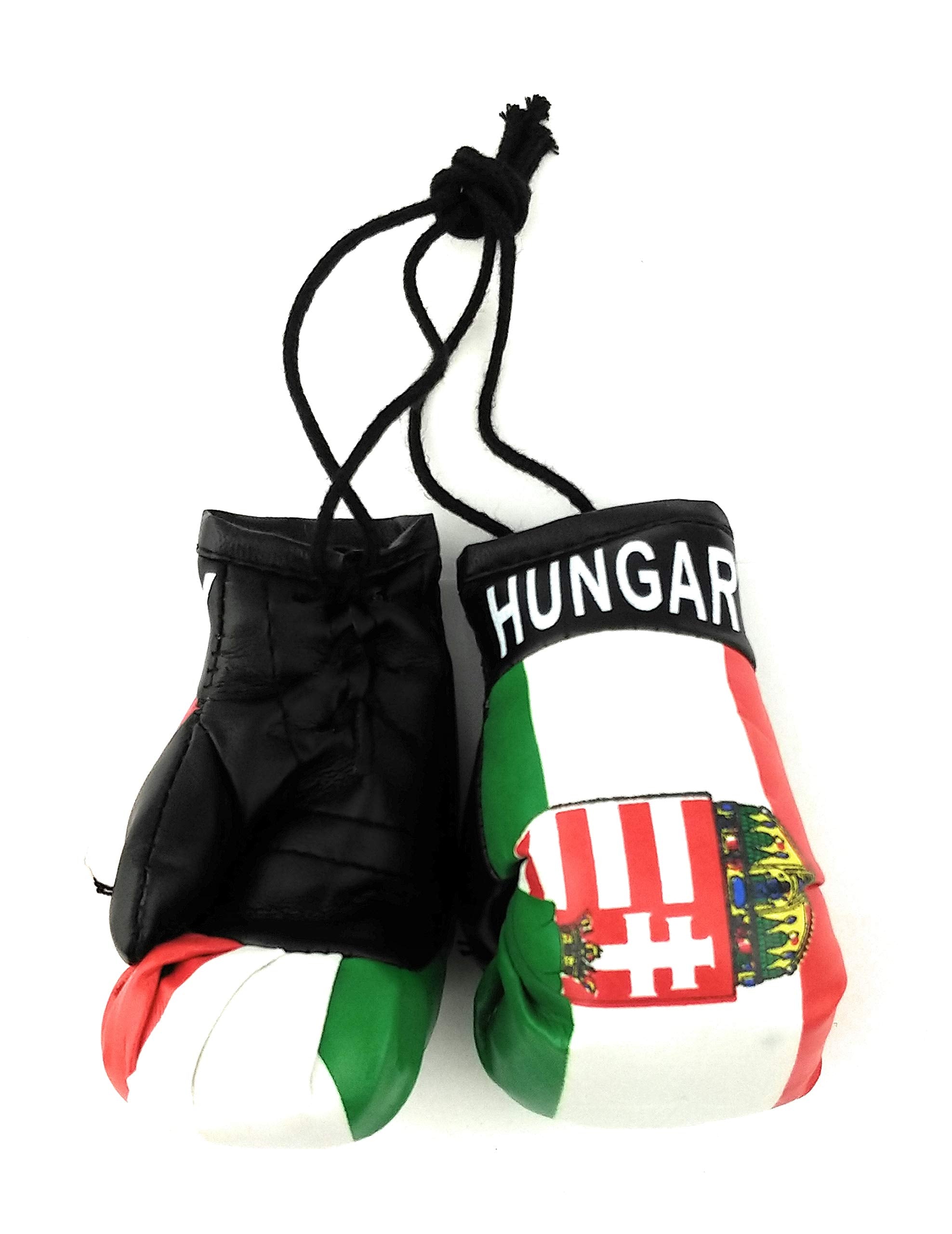 Red Hat Ent Hanging Car Mirror Mini Boxing Gloves (Hungary)