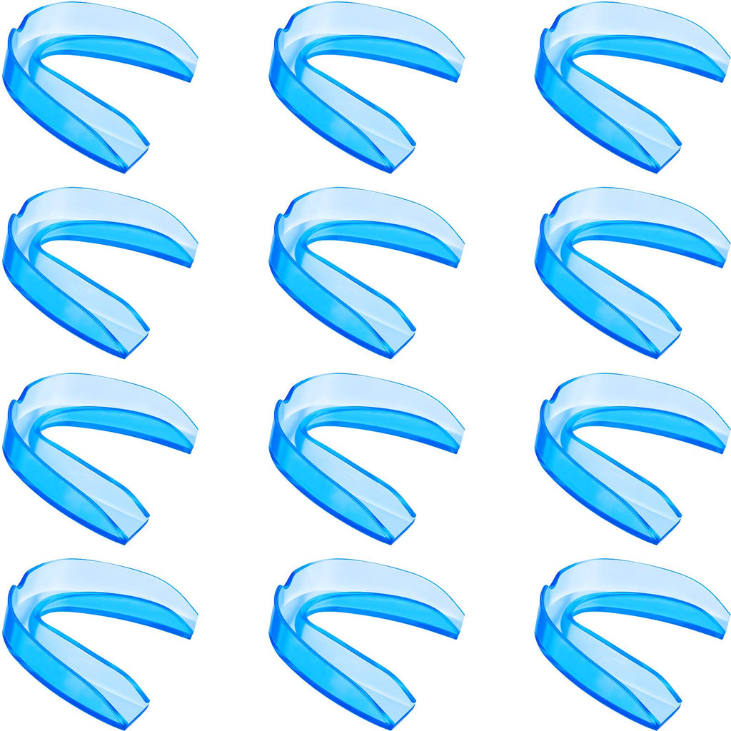 20 Pieces Sports Mouth Guards Mouth Protection Athletic Mouth Guard For Kids And Adults (Blue)