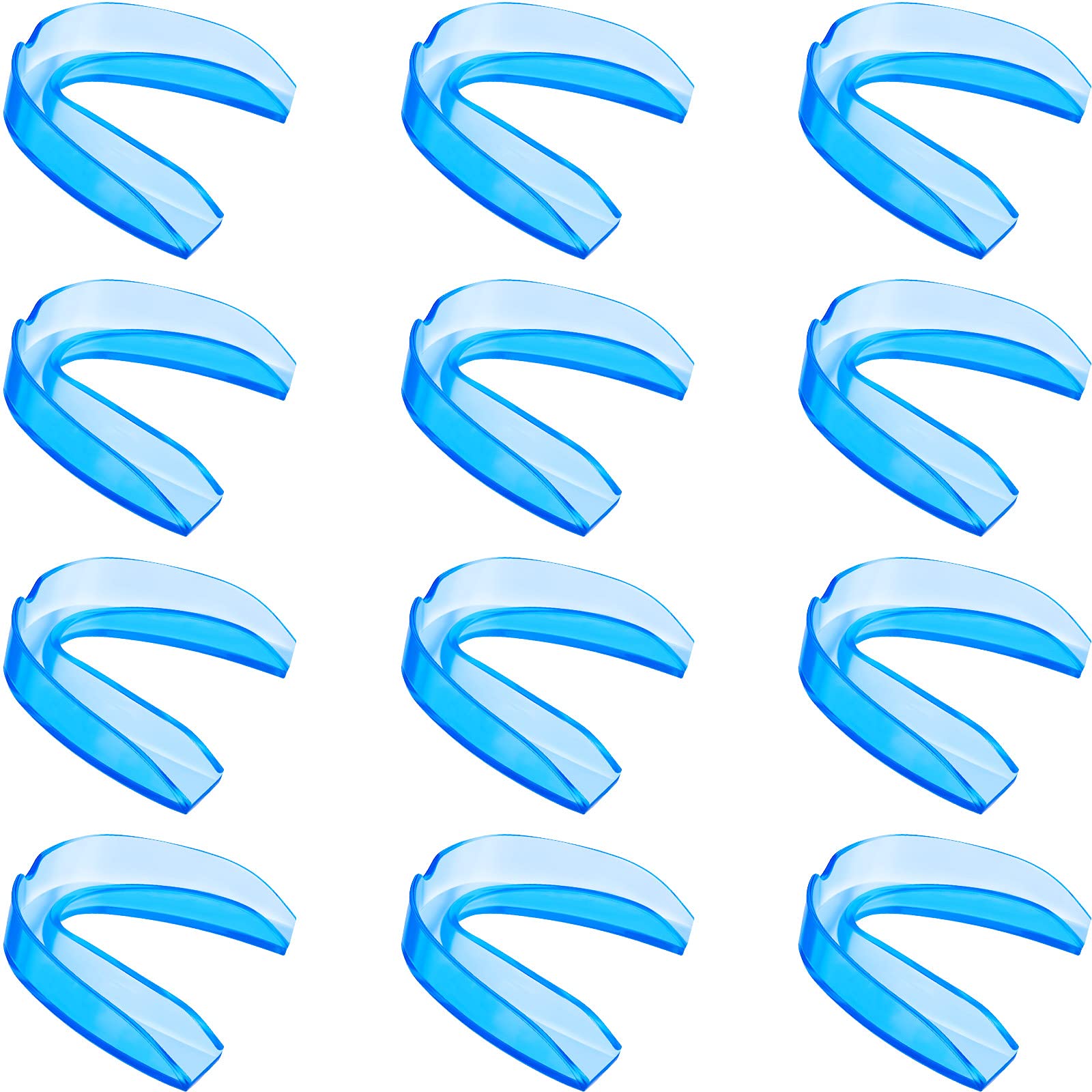 20 Pieces Sports Mouth Guards Mouth Protection Athletic Mouth Guard For Kids And Adults (Blue)