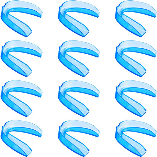 20 Pieces Sports Mouth Guards Mouth Protection Athletic Mouth Guard For Kids And Adults (Blue)