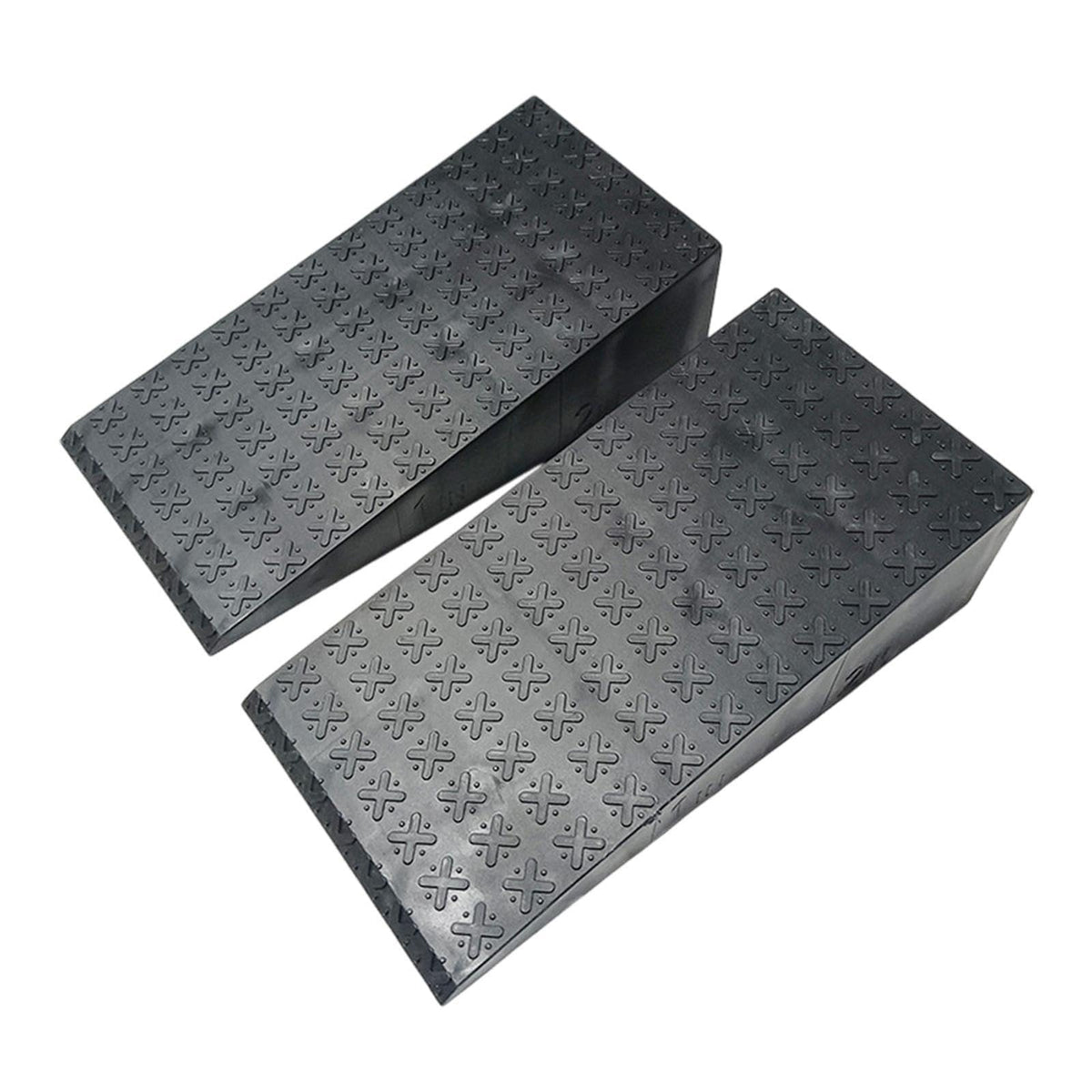 ECOMISTIQ2Pcs Squat Wedge Blocks Nonslip Slant Boards for Stretching Deadlift Workout PE Bagged|Sporting Goods|Fitness, Running 