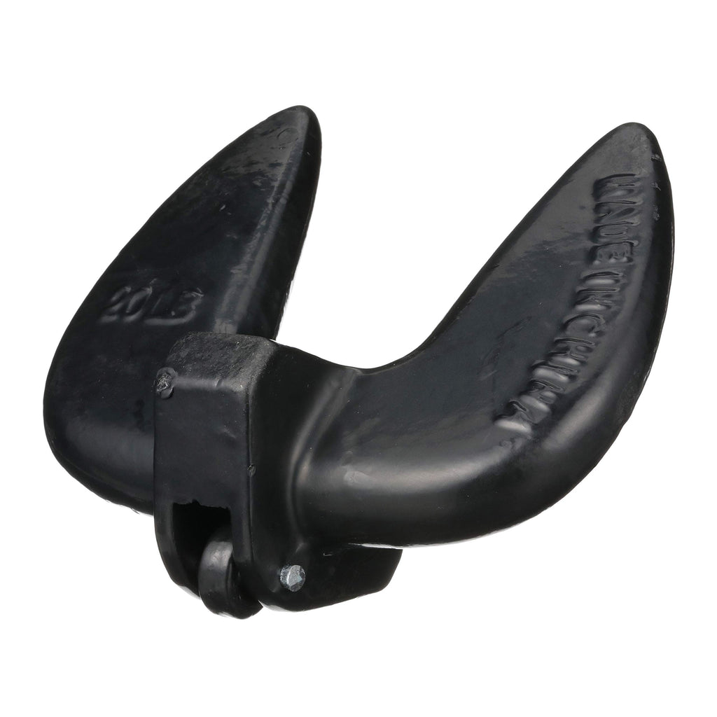 Attwood 9935B1 Aluminum Navy-Style Anchor - 20-Pound - Black