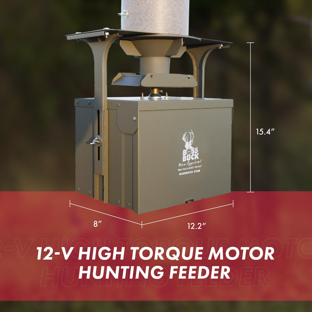 Boss Buck Game Feeder Conversion Kit, Automatic Deer Hunting Accessory, Feeder Not Included