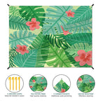 Dpwcvm Beach Blanket Waterproof Sandproof Large Beach Mat 83 X 106 For 3-5 Adults Sand Free Mat Quick Drying,Lightweight & Durab