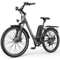Funhang Electric Bike For Adults, 1000W Peak Ebike, 21.7Mph 50Miles City Cruiser Ebikes, 26 Step Thru Electric Bicycle With 48V
