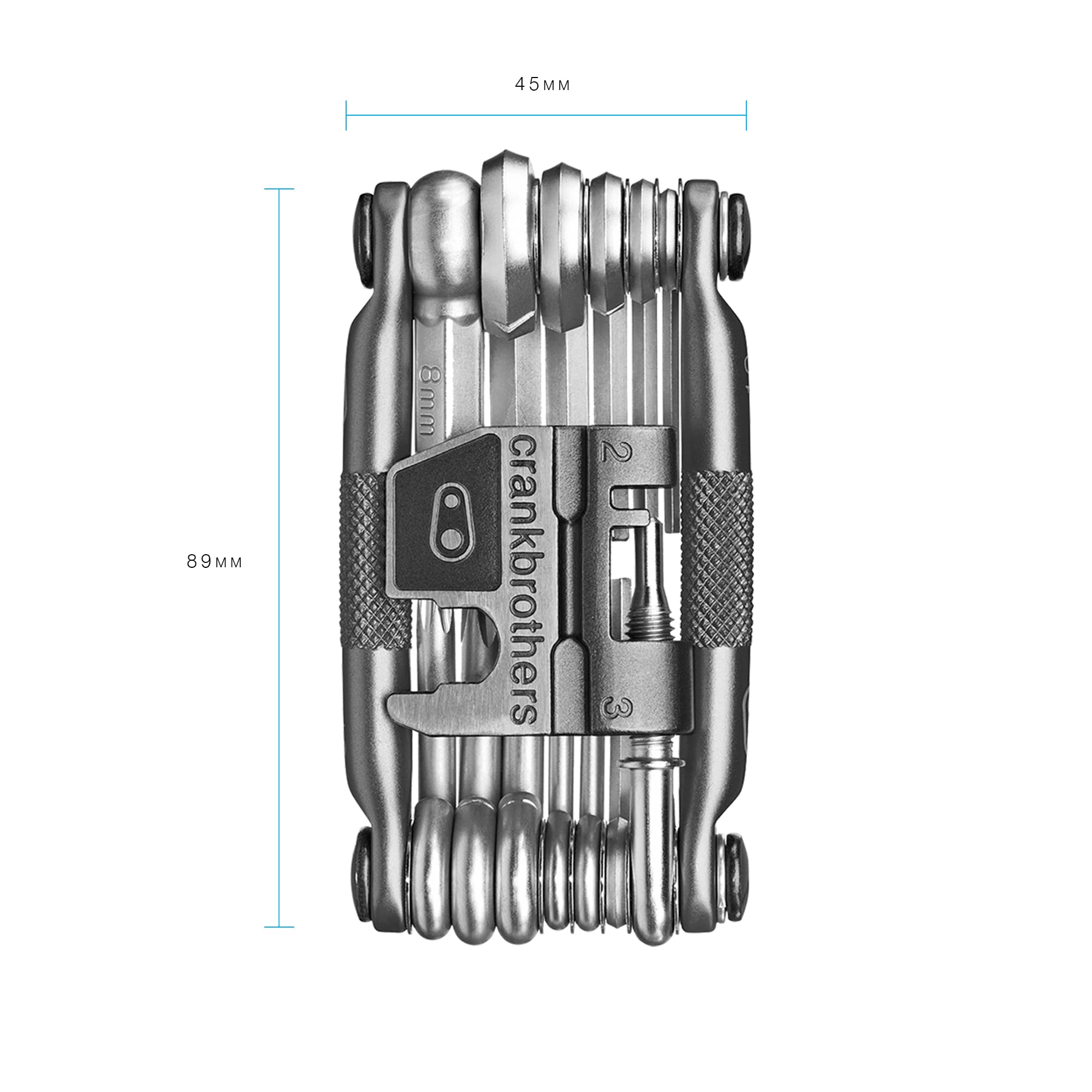 Multi Bicycle Tool (19-Function, Silver)